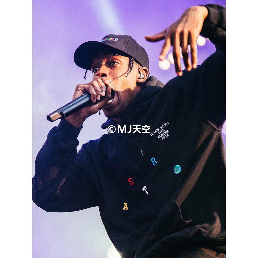 Topi Baseball Desain Astroworld Bahan Katun Untuk Unisex