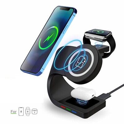 Magnetic Suction Wireless Charger Powerful Magnet 4in1