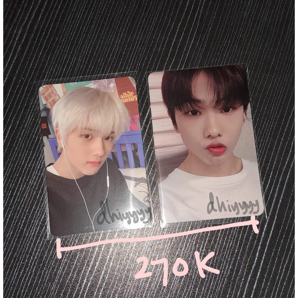 JISUNG KPOPMERCH BEATBOX (EARPHONE) PHOTOCARD PAIR JISUNG CANDYLAB