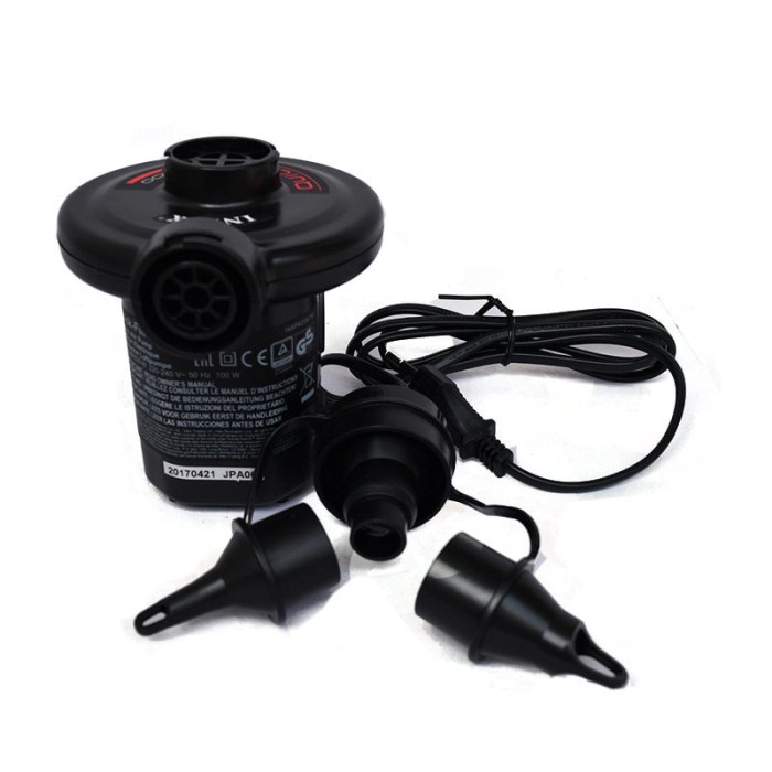 Pump Pompa Angin Listrik 66620 Elektrik Intex Pompa Kasur Pompa Ban Renang