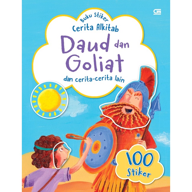 Gramedia Surabaya - Buku Stiker Cerita Alkitab: Daud dan Goliat dan cerita-cerita lain
