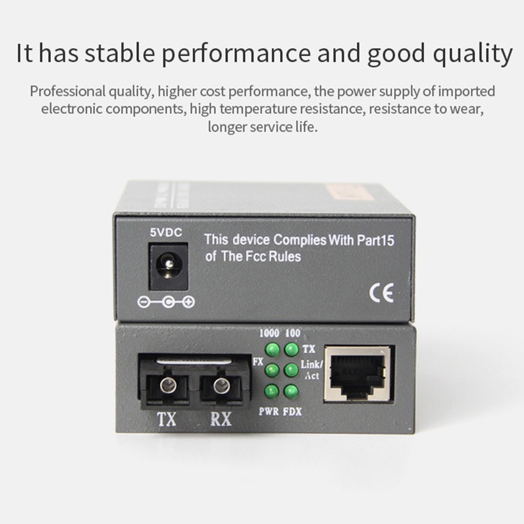Netlink HTB-GS-03 Gigabit Media Converter FO Fiber Optic to LAN RJ45