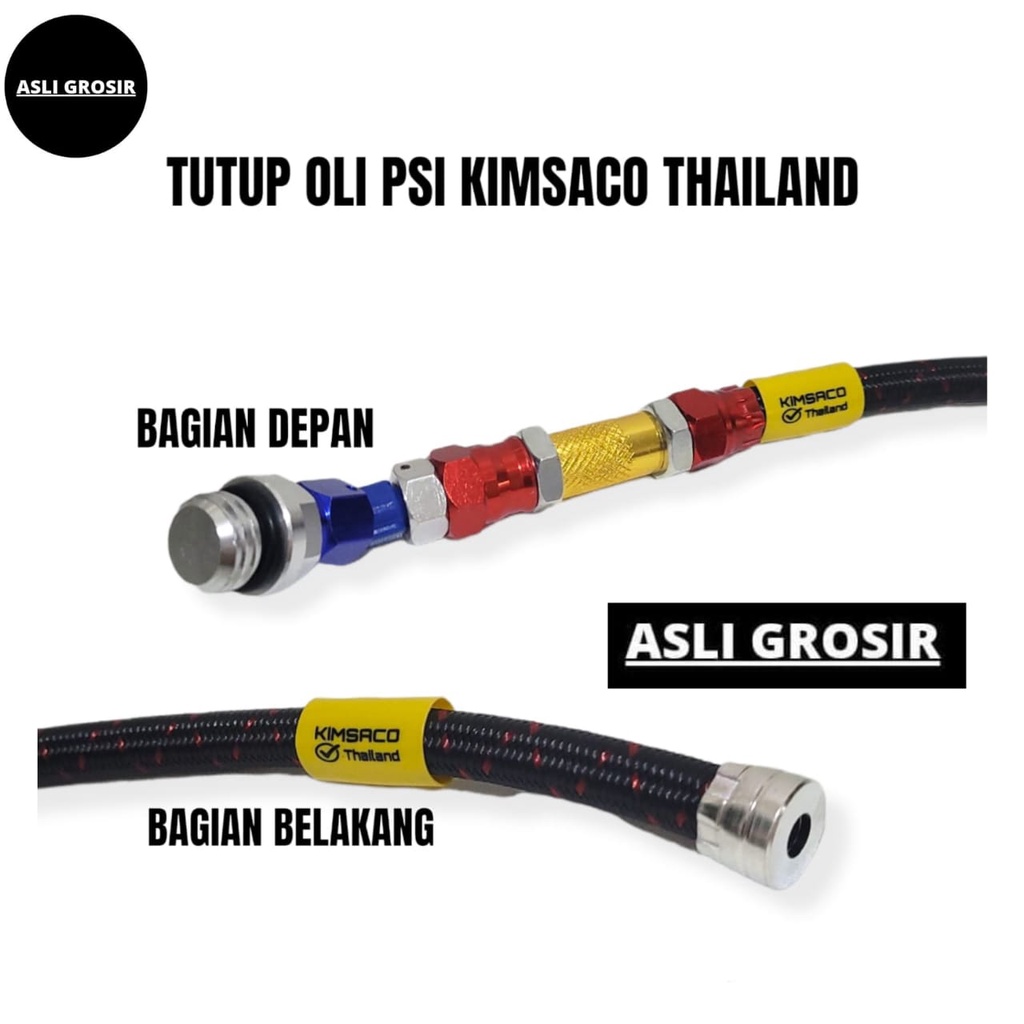 Selang Tutup Oli Serat Original Kimsaco Thailand Model PSI Universal Bisa Semua Jenis Motor