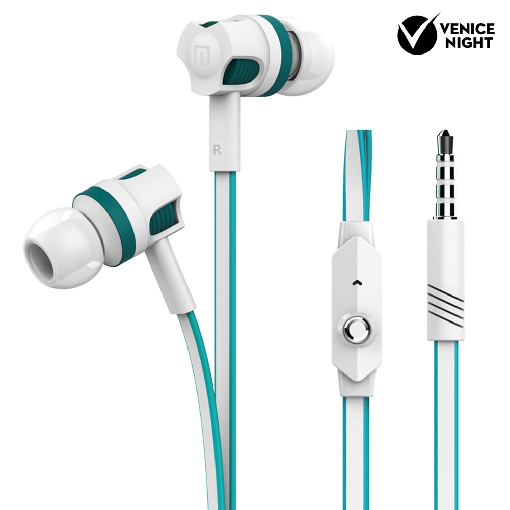 (VNEP) (Berkabel) Stereo In-Ear Earphone Headphone dengan Mikrofon Headset Gaming untuk Ponsel