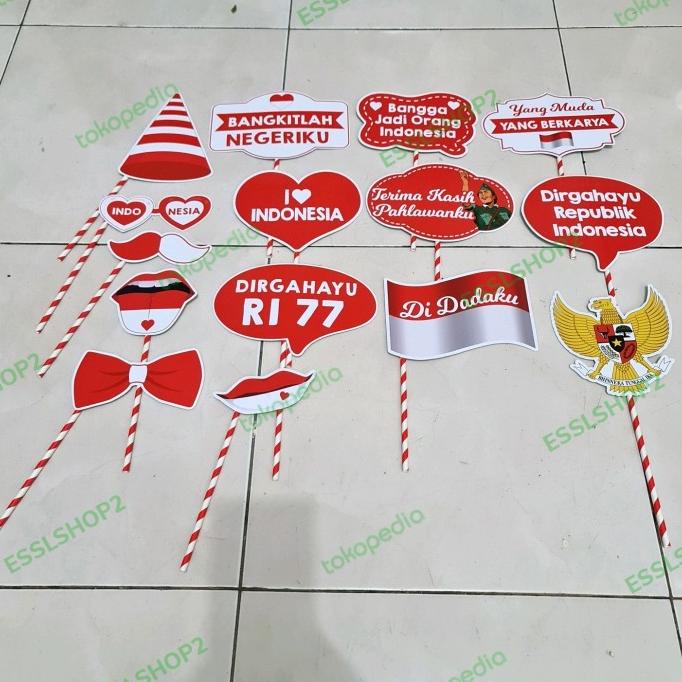 Jual Acc Photo Booth Hut Ri Photo Props Hut Ri Aksesoris Foto Agustus Terbaru Shopee