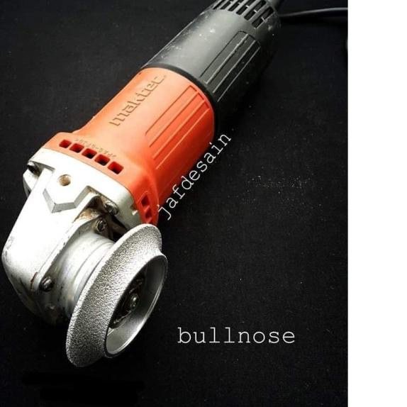 Bullnose Edge Profil Granit Pinggul marmer - 20mm