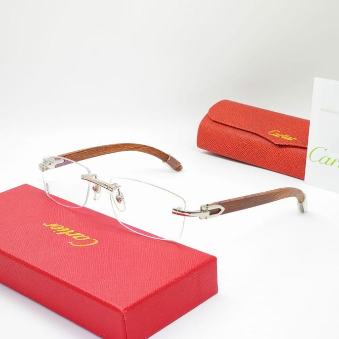 SALE NOW KACAMATA PRIA BOR KAKI KAYU FREE LENSA JAUH DEKAT PROGRESIF ORIGINAL