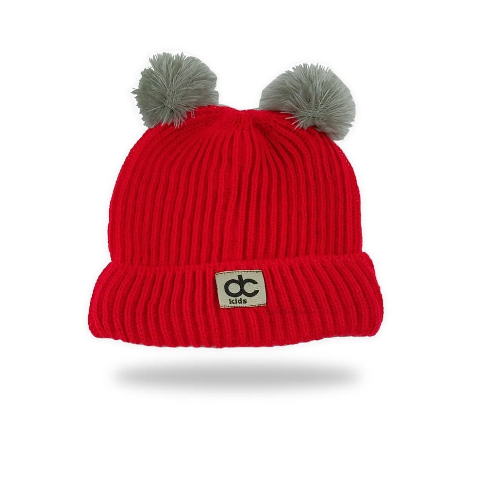 Topi anak Pom pom/ Topi Anak Lucu