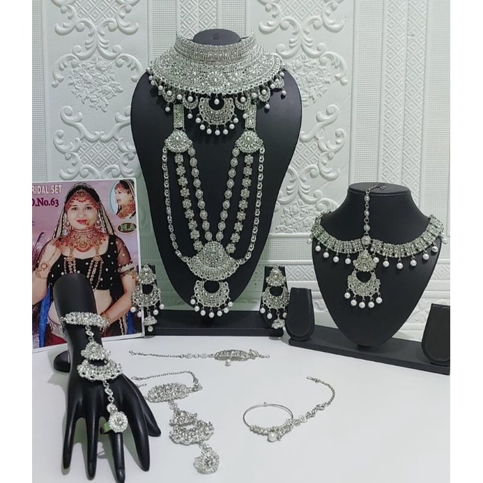 BRIDAL India Jodha Mewah / Satu Set Perhiasan India / India Jodha