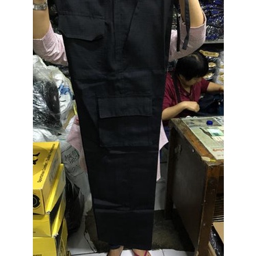 Celana PDL Satpam Celana PDL Security Celana Kerja - M, Hitam