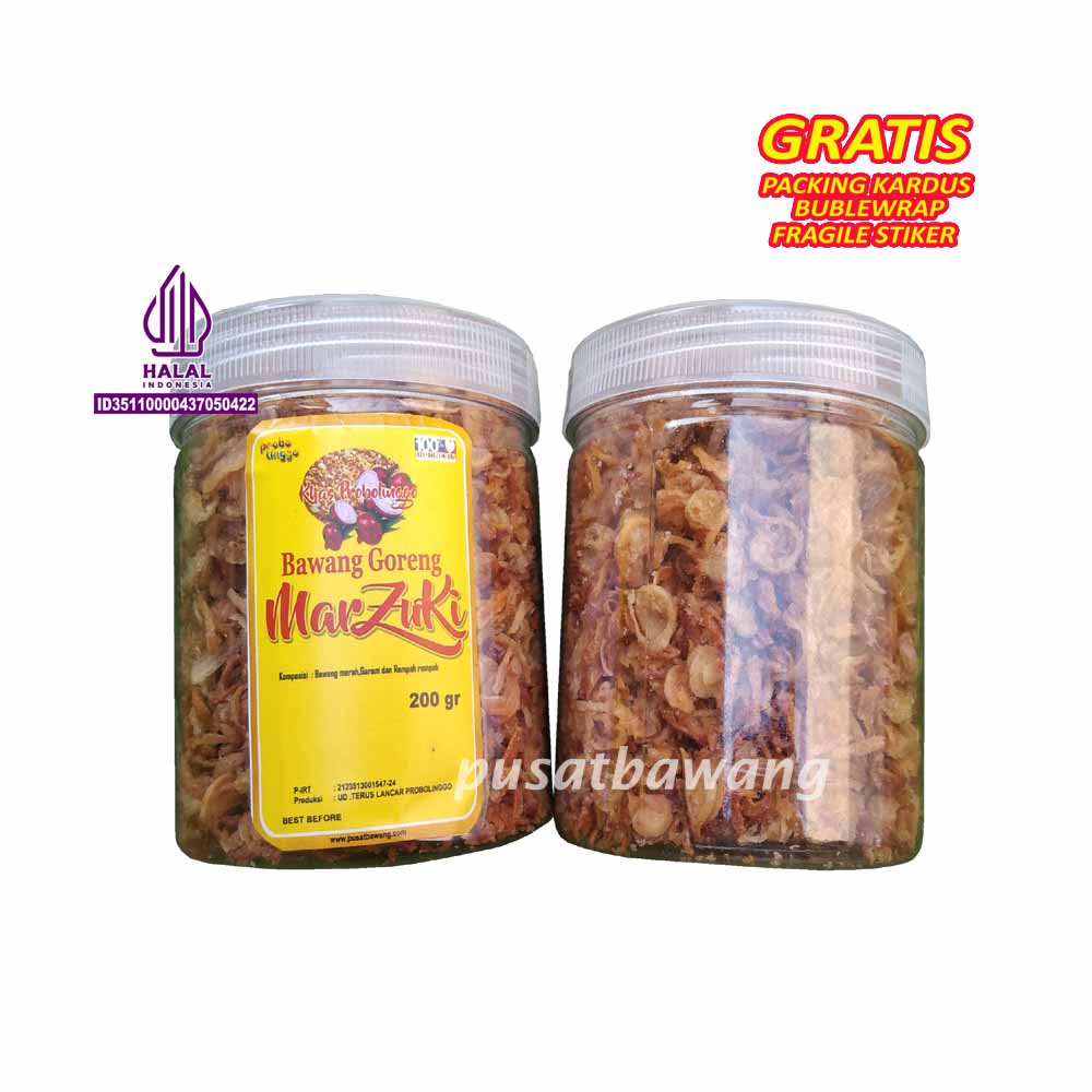 

bawang goreng probolinggo original 200 gram toples