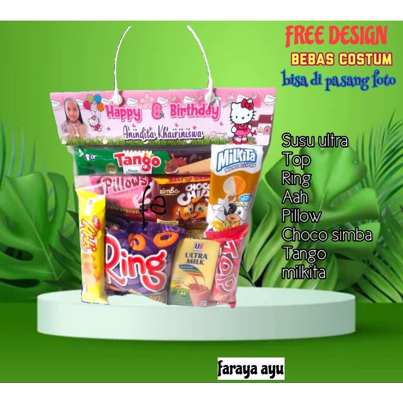 

paket ulang tahun / snack ulang tahun anak