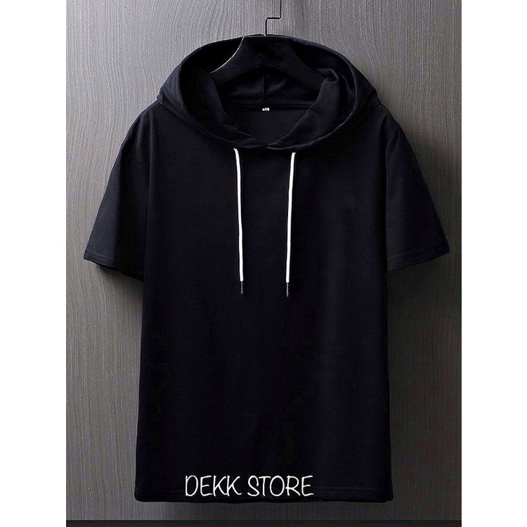 KAOS HOODIE PRIA LENGAN PENDEK/KAOS HOODIE KUPLOK PRIA/KAOS PRIA T-SHIRT TERLARIS/KAOS HOODIE T-SHIR