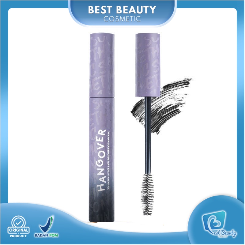 ★ BB ★ SOMETHINC HANGOVER Voluminous Fiber Lash Smudgeproof Mascara - Waterproof Mascara Tahan Lama