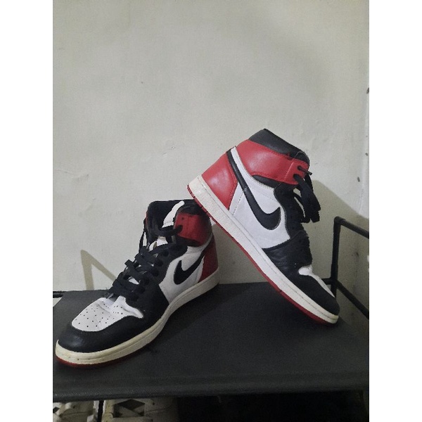 Air Jordan 1 Black Toe High Second 43 (27,5cm)