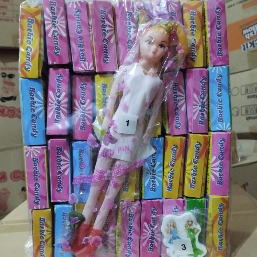 

barbie candy permen 36pcs berhadiah menarik