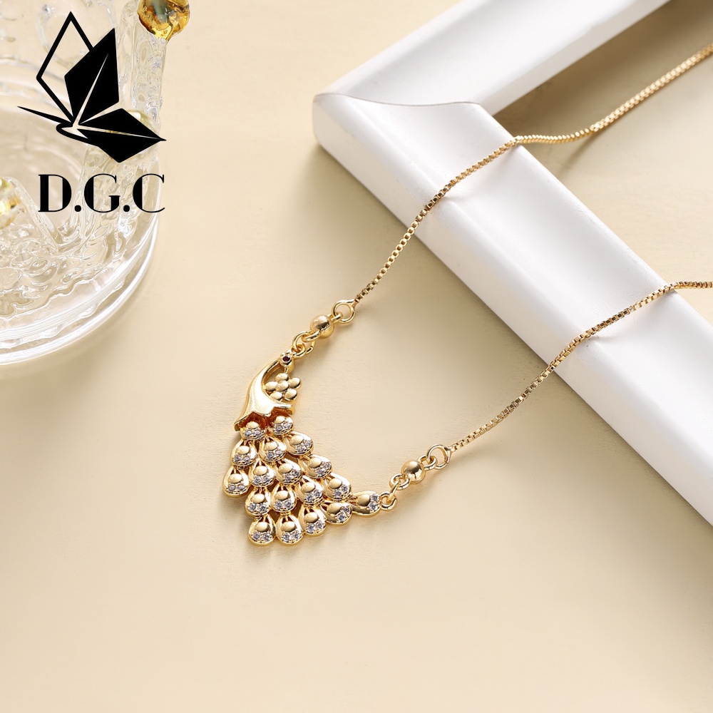 ✨COD ✅D.G.C Kalung Titaniun Wanita Emas Murah Anti Murah Korea Style D129