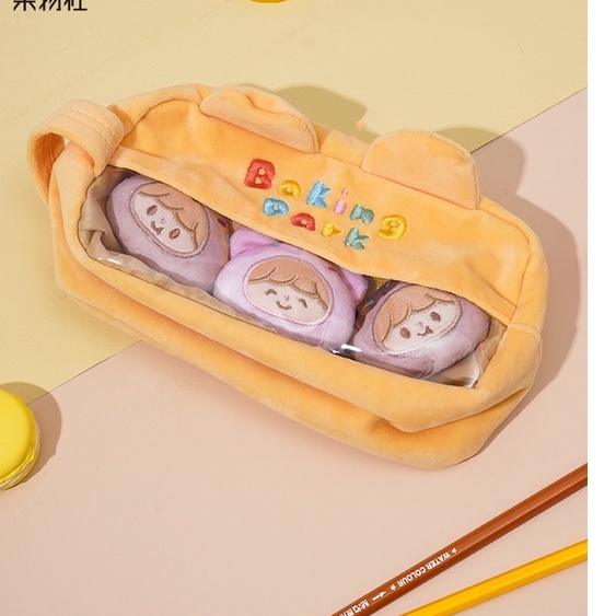 

Jiumu Sundries Club Zhuodawang Three Donuts Large Capacity Storage Bag Cartoon Cute Portable Portabl