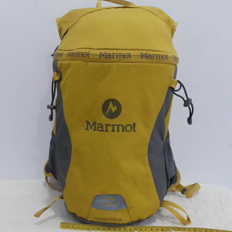 Tas Ransel Second / Preloved / MARMOT Sparrow 18 Backpack Kuning / Tas Ransel Bekas.