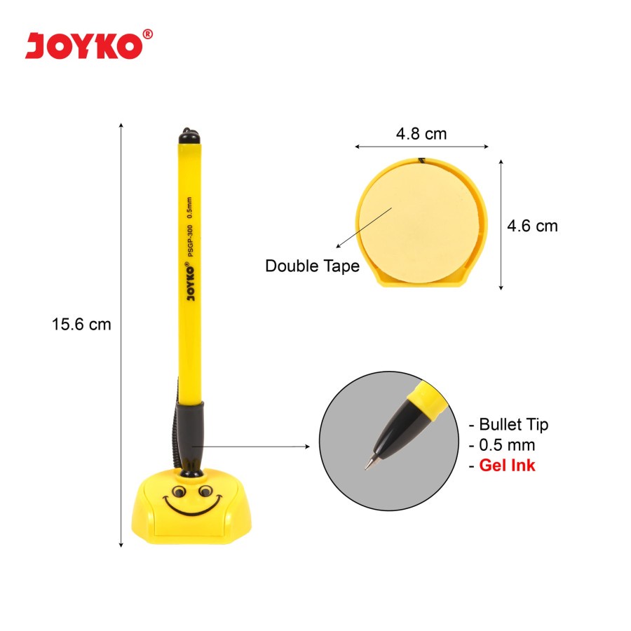 Pen Meja | Stand Pen Gel Joyko PSGP-300