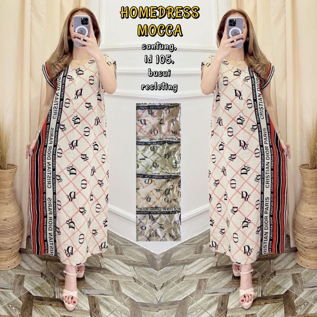 BEST SELLER HOME DRESS DASTER BRANDED BUSUI VIRAL Rayon Bahan Halus Adem Semata Kaki Non Ruffle kekinian busui daster ibu bumil baju daster batik wanita daster bali rayon premium lengan pendek murah Populer