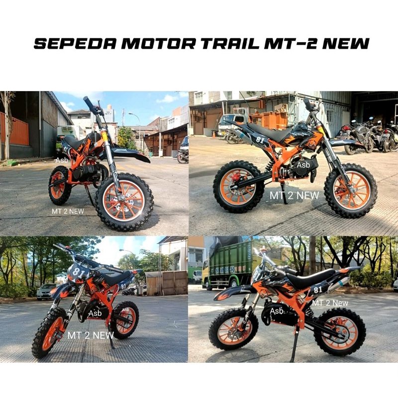 SEPEDA MOTOR TRAIL ANAK NEW KIMMI BENSIN MT-2 MURAH