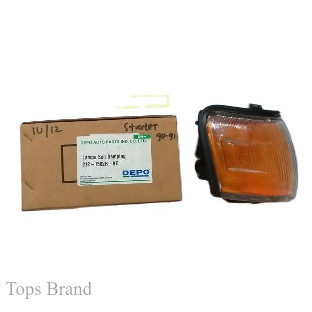Topsbrand Lampu sen depan Starlet Kapsul EP 80 90-91 kanan DEPO harga per pc -sen sein lampu sein la