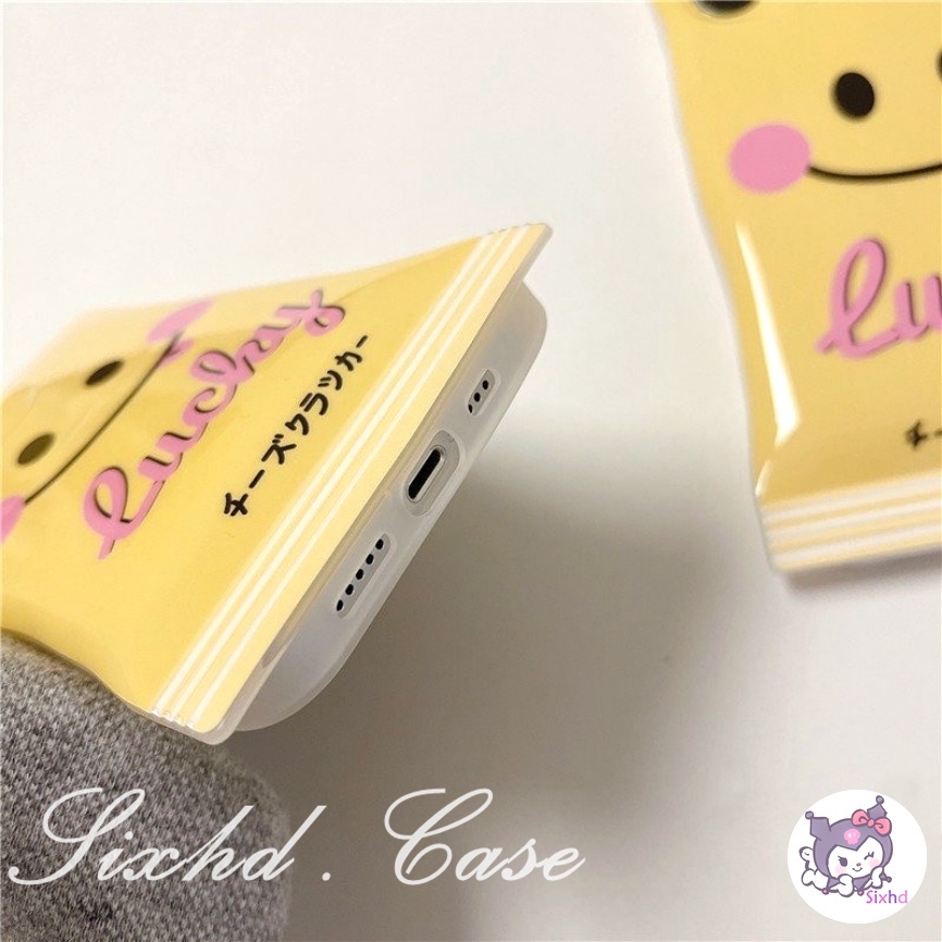 Redmi 12C 10C 10A 10 Redmi Note 12 11 11s 10s 10 9 8Pro Redmi 9T 9C 9A 9 Xiaomi 12 Lite 11Lite 12T 11T 10T Poco M3 X4Pro Snack Bag Case Lucky Cute Smiling Fashion Phone Case Soft Cover