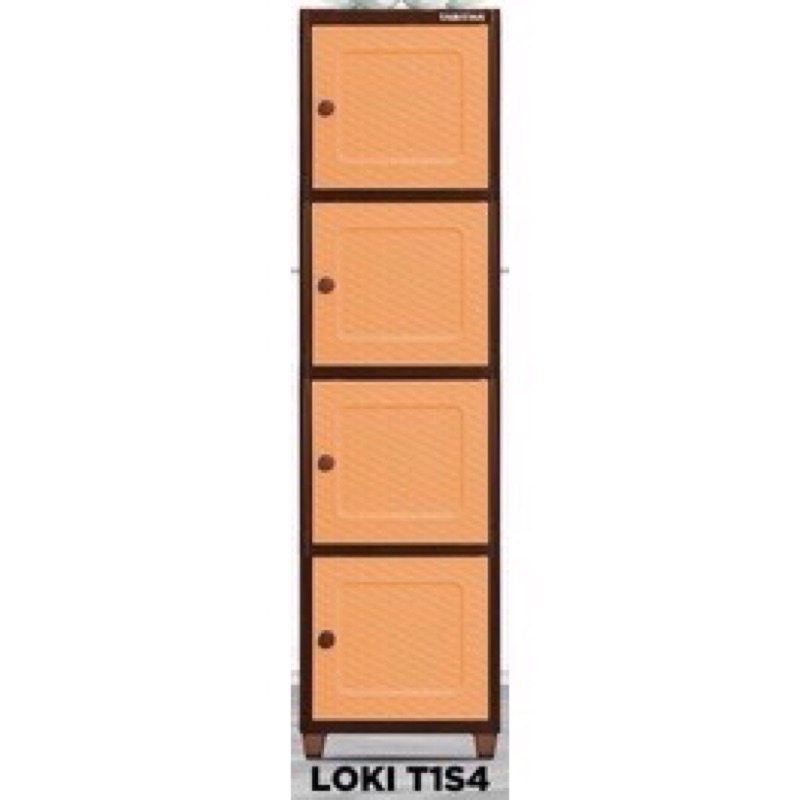 Lemari Cabinet 5 Susun LOKI / Lemari Loker Plastik Diamond