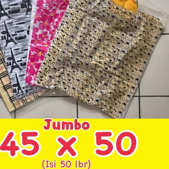 

Kantong Plastik Soft Handle/Softhandle Motif Jumbo 45x50 - 8. HK Pink