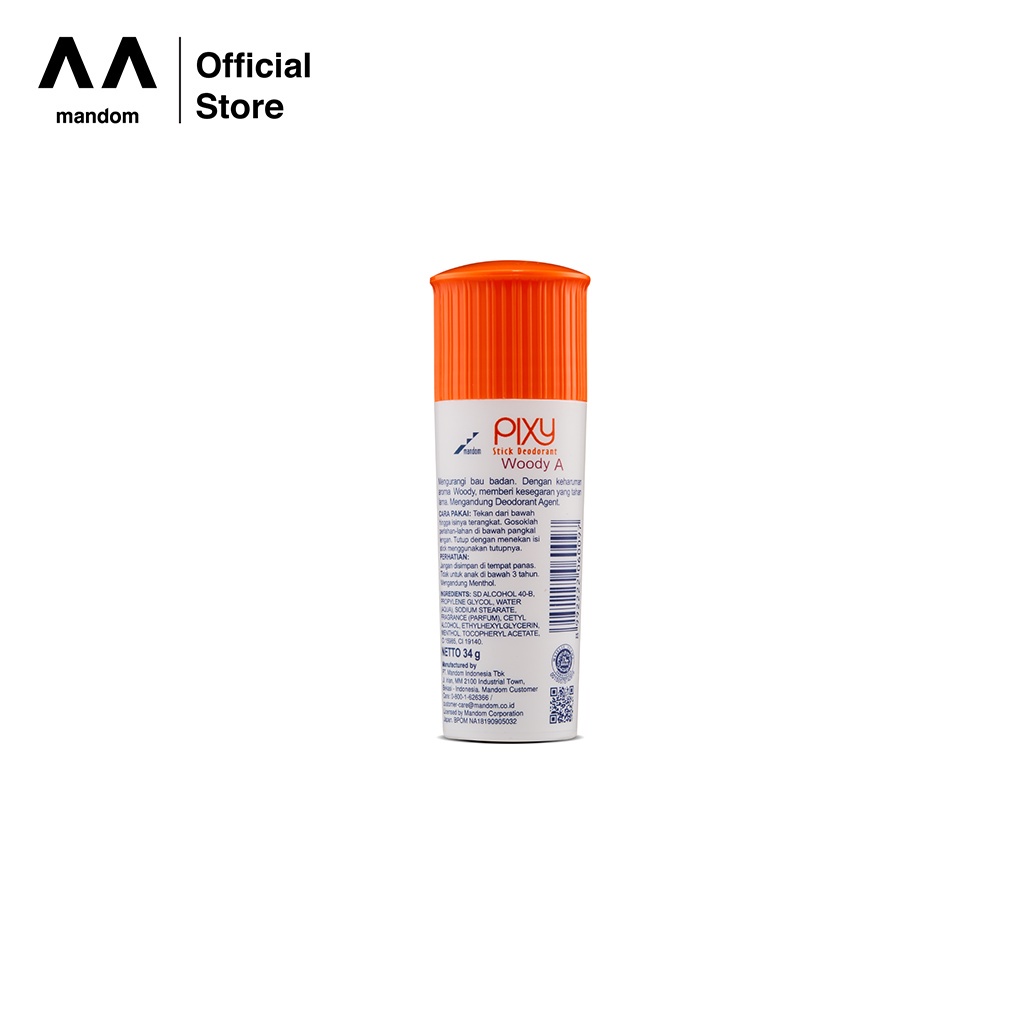 Ningrum - PIXY Stick Deodorant 34g | Pengharum Ketiak Anti Bau Badan BPOM Bouquet Chypre Violette Woody 100% Original - 8042