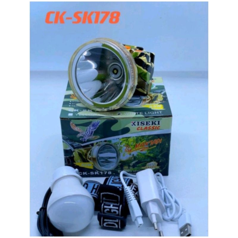 senter kepala kiseki ck178 / kiseki headlamp ck178