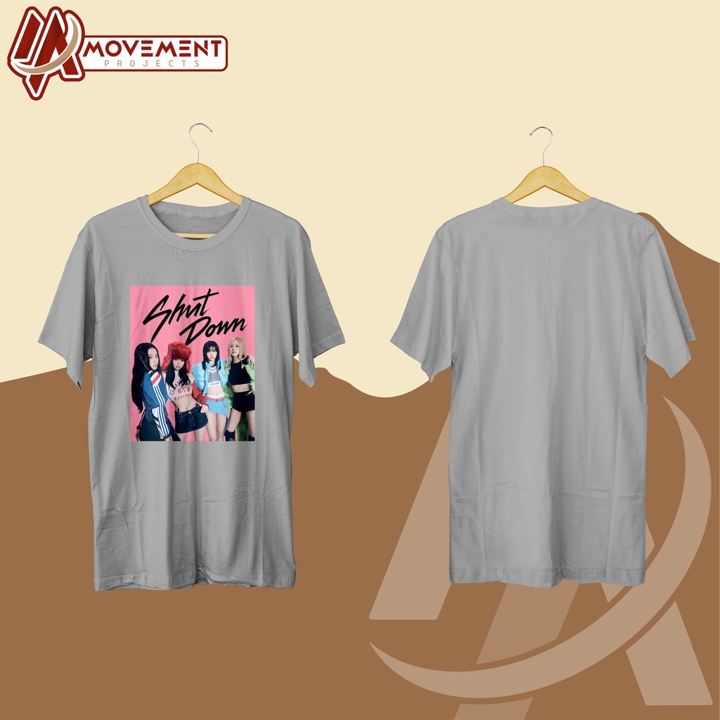 [PREMIUM] KAOS &quot;SHUT DOWN&quot; VER.1 BLACKPINK WORLD TOUR 2022