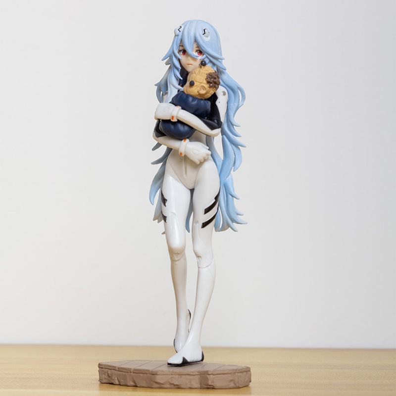 Ayanami Rei Evangelion Action Figure Anime Rambut Panjang Untuk Koleksi