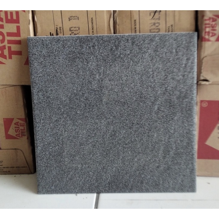 ASIA TILE OSCAR BLACK 30X30 KW1 SURFACE ROCKTILE