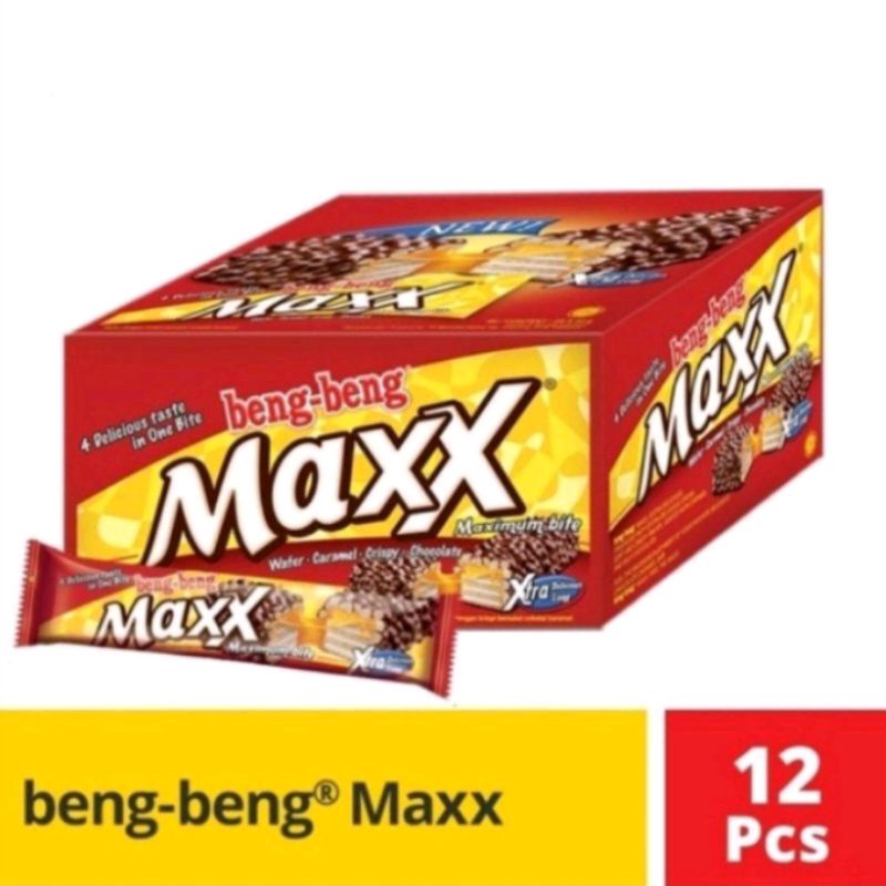 

Wafer Coklat Beng Beng Maxx 12 Pcs @ 32gr