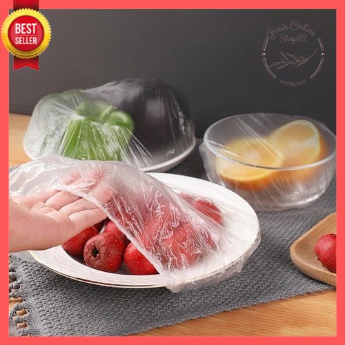 GOS - E114 - Plastik Pelindung Makanan - Plastik Wrapping Makanan - Plastik Pelindung Sayur Buah Cling Wrap