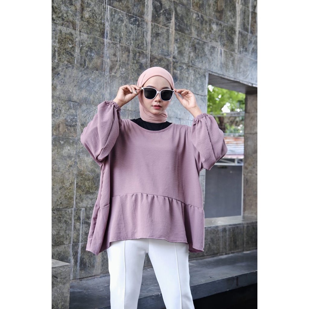 OVALIN BLOUSE CRINGKLE JUMBO Alensa Blouse Atasan Wanita Casual ARINA BLOUSE CRINCLE REMPEL // RANIA BLOUSE Ami Blouse | Blouse Basic Wanita Terlaris  RACHEL BLOES CRINKLE AIRFLOW blouse wanita atasan wanita blouse atasan wanita kekinian atasan wanita