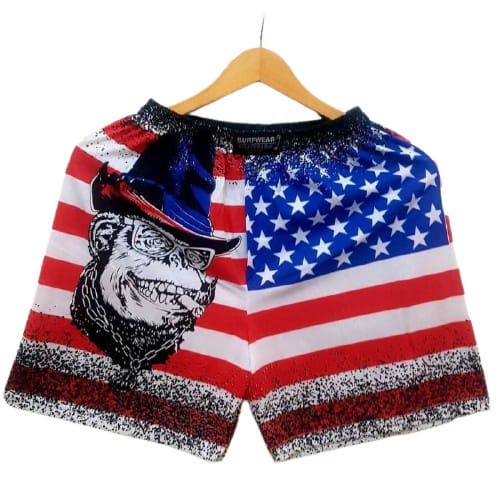 Celana Pendek Boxer Pria Surfing Distro Renang Pantai Santai Kolor