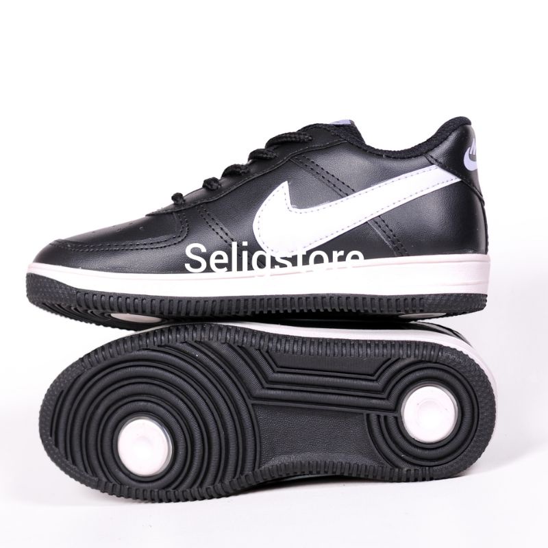 sepatu sekolah anak air force size 31-43 hitam terbaru