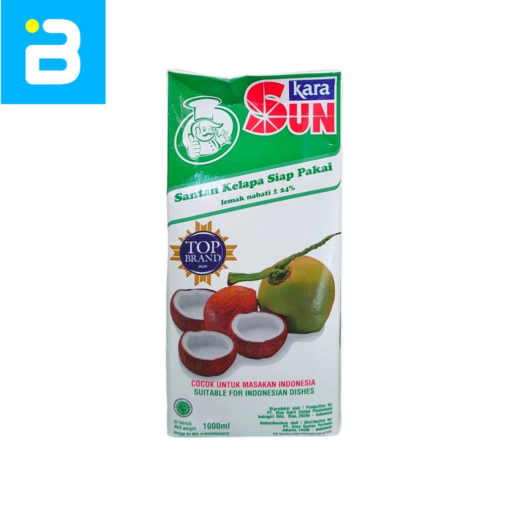 

Sun Kara Santan Kelapa 1 L