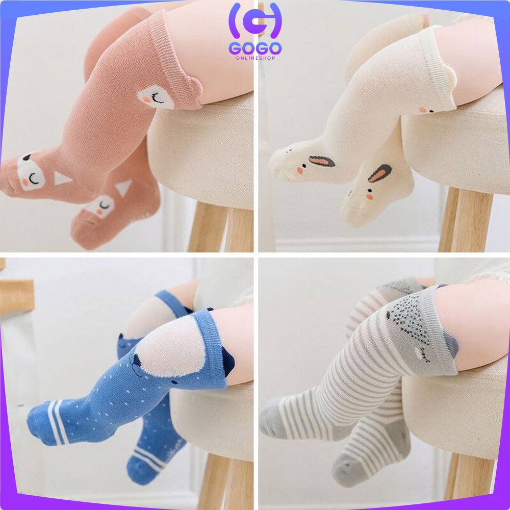 GOGO-P6 Kaos Kaki ANTI SLIP Anak Bayi Panjang Motif Lucu Kaus Kaki Fashion Korea Socks Import Murah