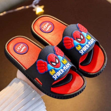 Chubby Glory SH21104 Sendal sandal anak laki laki murah import selop karakter superhero Sendal jelly Sendal karet sendal slip on anak laki laki usia 1 - 12 tahun