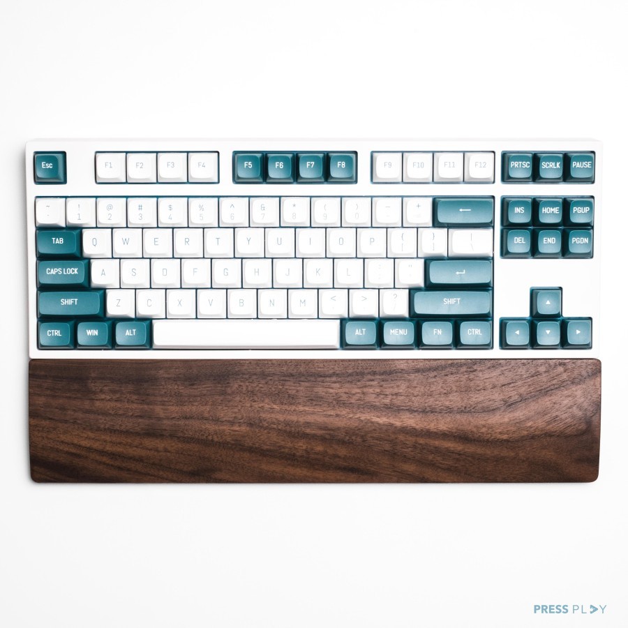 Press Play Wooden Wrist Rest / Wrist Pad Kayu