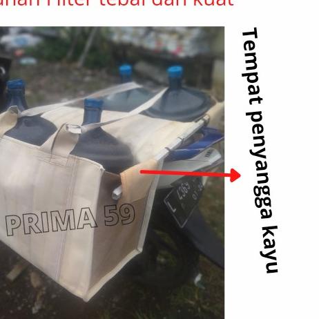 Tas motor, Obrok galon, ronjot tabung gas kuat