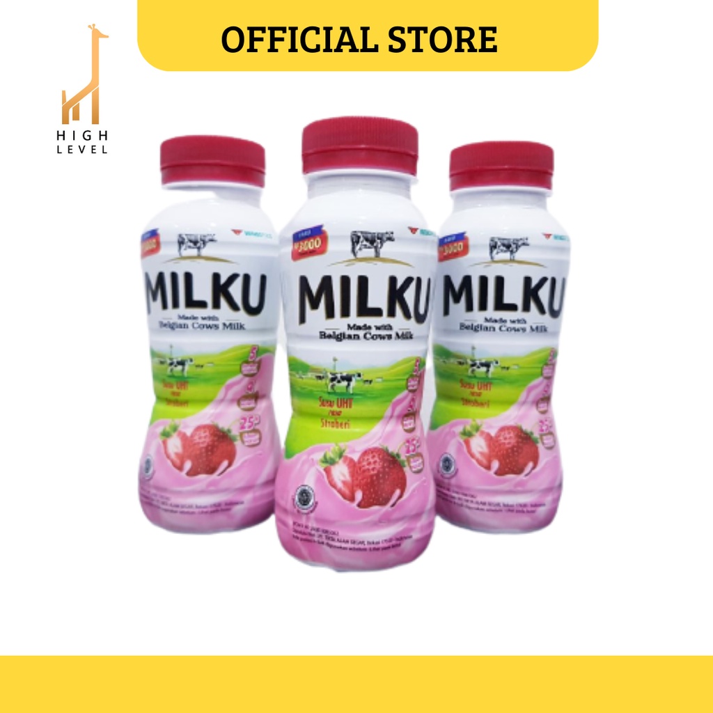 

Milku Susu UHT Strawberry 200 ml