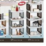 Rak Susun Plastik Serbaguna Tabitha - RSTK 4 susun