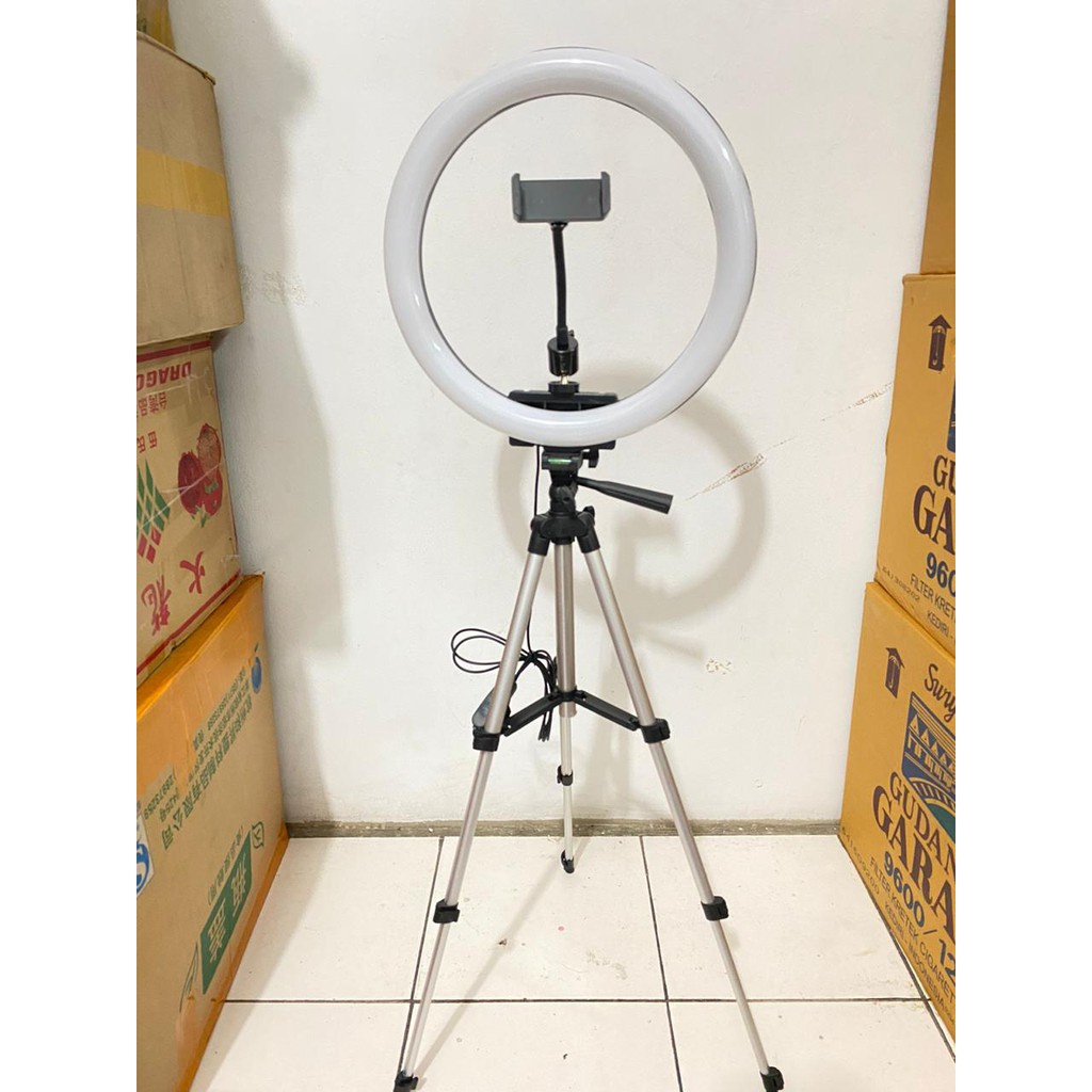 ING LIGHT LED  Lampu 33cm Make Up + TRIPOD 3110 PAKET TERMURAH