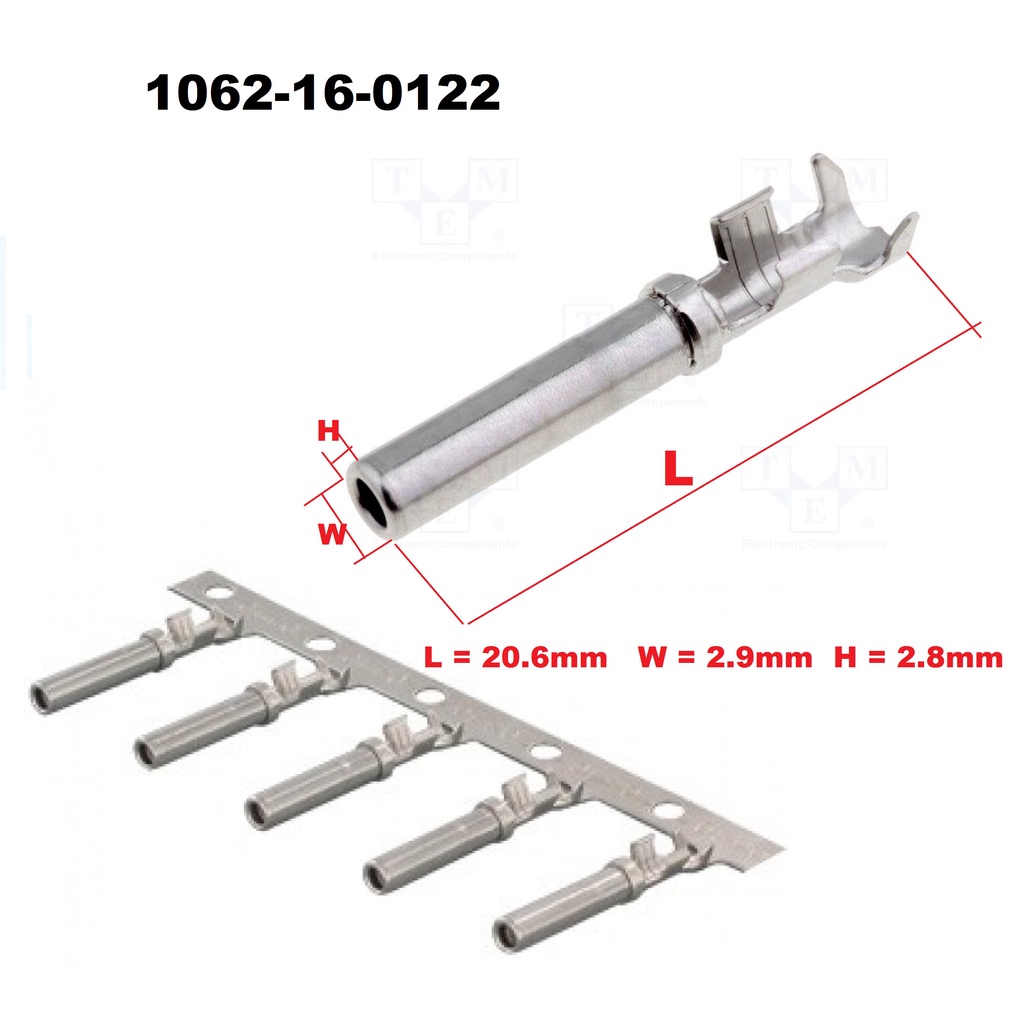 Jual New High Quality Skun Terminal DT Deutsch CONNECTOR 1062-16-0122 ...