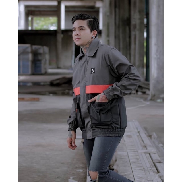 Jaket Parka Taslan The Bojiel Moca Jaket Parasut Jaket Pria Jaket Outdoor